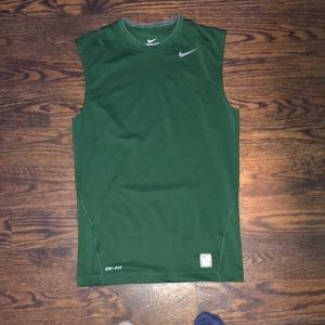 Sleeveless compression dryfit shirt